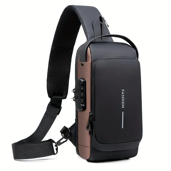 Hexaliving™Men Sling Bag With Password Lock