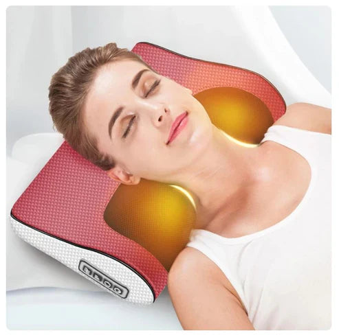 Hexaliving™ Red Pillow Massager – جهاز تدليك الوسادة الحمراء