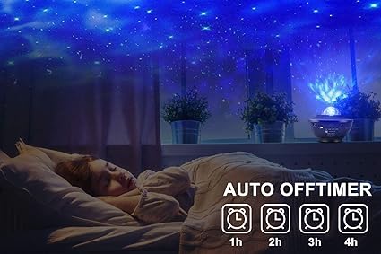 Hexaliving™ Galaxy Ocean Light Projector – بروجكتر ضوء المجرة والمحيط