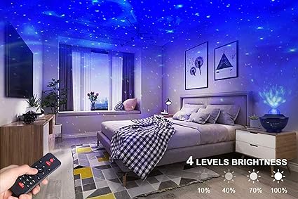 Hexaliving™ Galaxy Ocean Light Projector – بروجكتر ضوء المجرة والمحيط